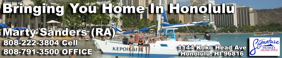 Marty Sanders (RA) Bringing You Home in Honolulu